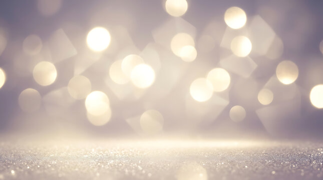 Festive Red and Gold Glitter Bokeh Background with Shimmering Sparkling Particles and Light Rays