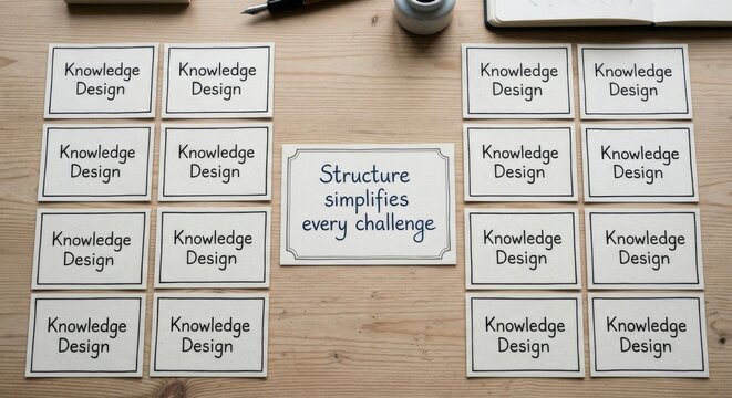 Knowledge Design Structure Simplifies Every Challenge Layout with Cards