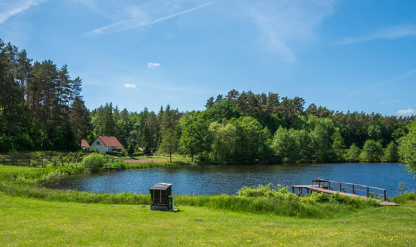 Landschaft, Wasser und Natur rund um Rheinsberg  und die Seenplatte, Rheinsberg, Brandenburg, Deutschland
