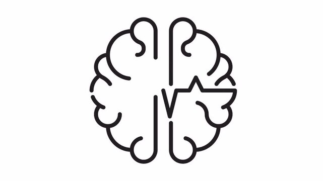 Epilepsy disease, brain lifeline health. Alpha channel