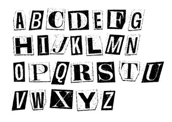 アルファベットの文字 © K