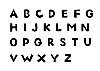 アルファベットの文字 © K
