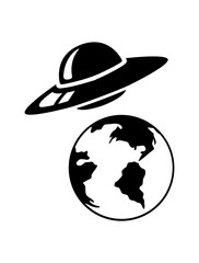 UFOs and Earth © Dian