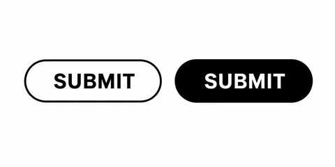Fototapeta premium Flat vector illustration showing two submit buttons, one white and one black, ideal for Indonesian Independence Day and Kemerdekaan Indonesia