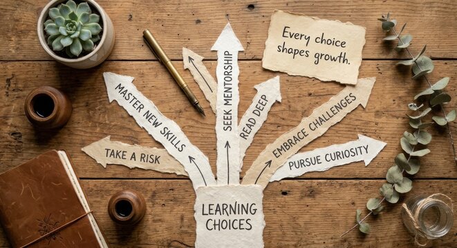 Learning Choices Branching Into Various Paths for Personal Growth and Success