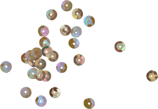 Colorful Glitter Scattered Sequins Confetti Decoration