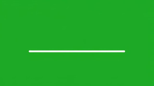 Green screen lines expanding across black background with smooth cinematic motion
