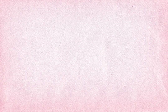 Pastel gradient pink color paper canvas with copy space. Natural grainy paper surface texture for design.