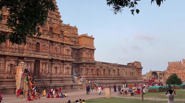 one of the largest Hindu temple of south india. Brihadeeswara Temple. Vast Chola-dynasty temple complex dedicated to Shiva.