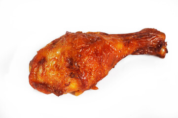 spicy grilled chicken on white background © Jira