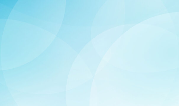 Abstract Light Cyan Bokeh Background with Soft Translucent Circles for Web Banner Header