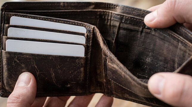 an empty wallet