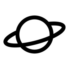 saturn line icon © Muhammad Naufal S.