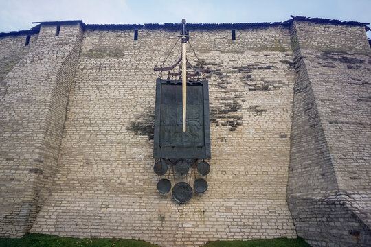 Ancient stone Pskov Kremlin fortress