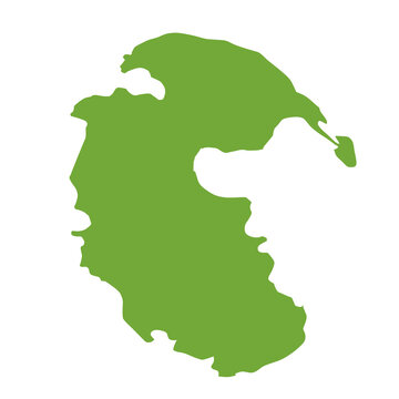 Map of Pangea