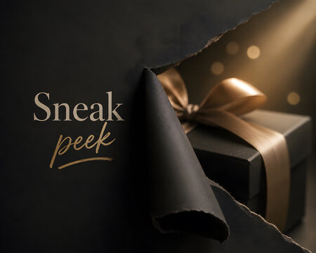 Sneak Peek &ndash; Exclusive Preview and Coming Soon Reveal Concept