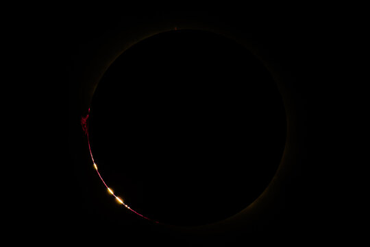 Eclipse Solar - Perlas de Bailey