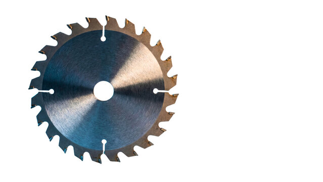 Isolated Carbide-Tipped Circular Saw Blade with Expansion Slots