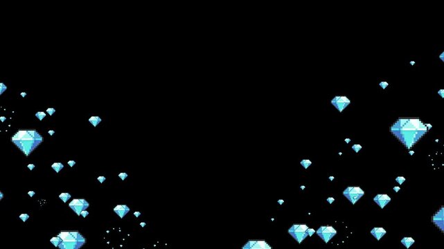 pixel art, diamond, brilliant, gem, 8 bit, retro, gemstone, jewel, crystal, precious stone, treasure, sparkle, shine, luxury, wealth, expensive, loot, reward, rpg asset, game asset, 16 bit, arcade, ga
