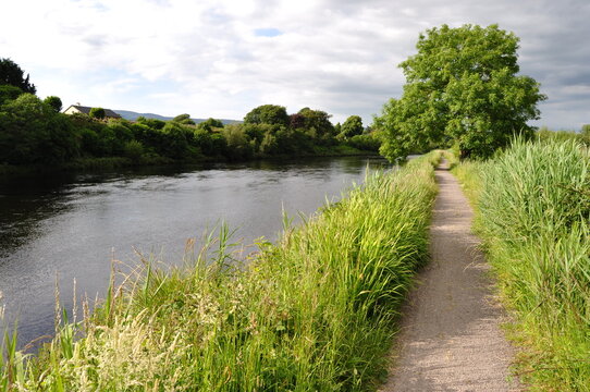 River walk in Killorglin, Ireland