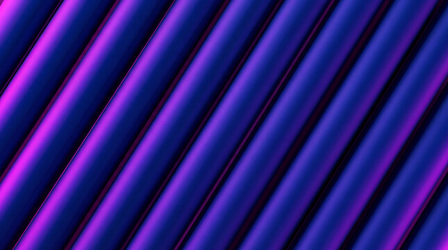 Streaked metallic 3D rods rendered in pink and blue tones