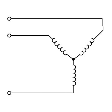 Star Connection Circuit Symbol
