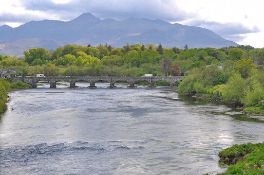 A view of Laune bridge in Killorglin, Ireland