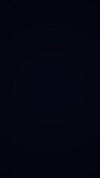 Stroboscopic Starburst Light Effect Flashing in Darkness