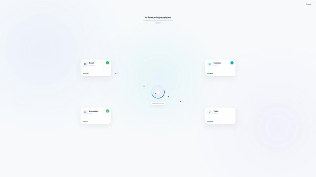 AI Assistant Automating Email, Calendar, Documents and Tasks