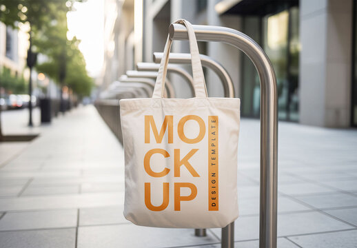 Canvas Tote Bag Mockup