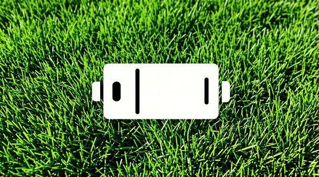 White battery icon shows very low power level. Minimalist interface graphic for energy status. Device needs charging soon. Needs quick recharge.