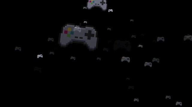 pixel art, gamepad, controller, 8 bit, retro, video game, console, buttons, handheld, electronic, entertainment, arcade, gaming, sprite, 16 bit, pixelated, 80s, 90s, nostalgia, vintage, game asset, pl