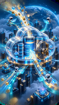 Transparent Cloud Database Vault Surrounded by Intelligent Data Flows