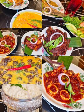 collage of food