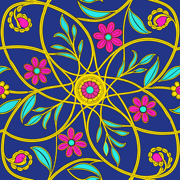 gold, perl, smaragd, pattern, seamless, wallpaper, vintage, floral, vector, ornament, design, decoration, texture, flower, retro, illustration, antique, decor, damask,  art, textile, style