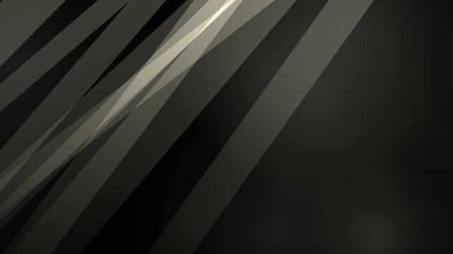 Abstract dark background with diagonal light beams and glowing rays, modern minimalist geometric design for tech, corporate, and presentation use