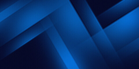Fototapeta premium Abstract Dark Blue Modern Technology Geometric Background with Overlay Lines