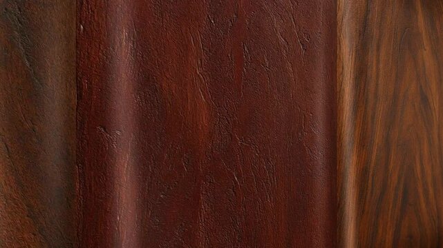 Luxurious Movement Along Mahogany Wooden Boards Featuring Rich Grain Patterns, Natural Texture, Deep Surface Detail and Elegant Material Character