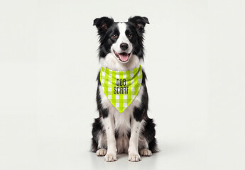 Dog Scarf Bandana Mockup