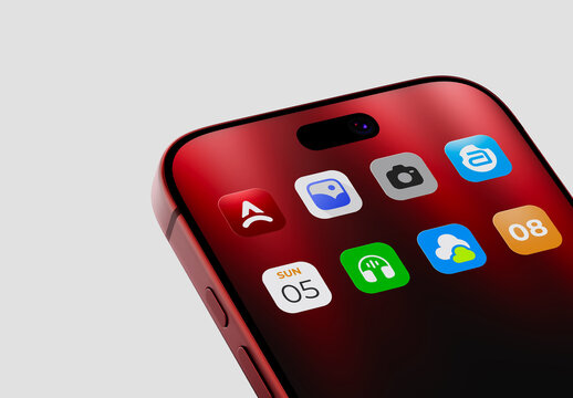 App Icon Mockup with Smartphone