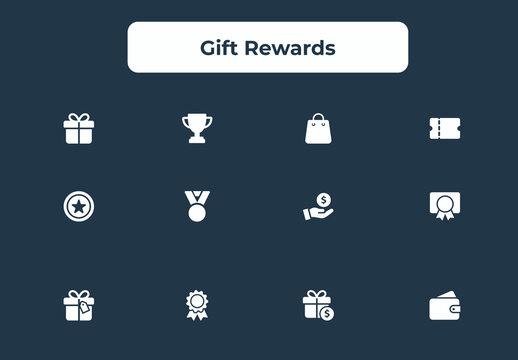 Gift Reward Icons Collection