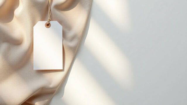 Price Tag on Linen for Commercial Use