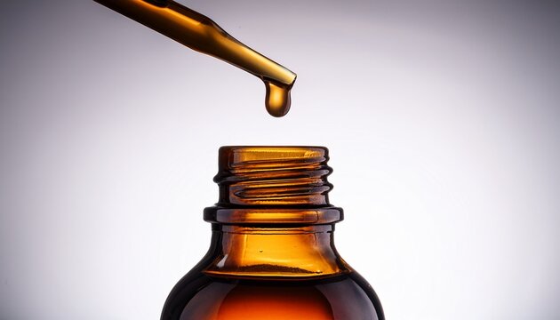 bottle of iodine antiseptic with iodine drop falling from pipette on white background medical disinfectant concept hygiene and infection prevention