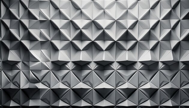 subtle grayscale tessellation of interlocking triangles and squares pattern monochromatic