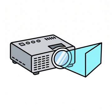 Multimedia Projector Editable Vector Icon