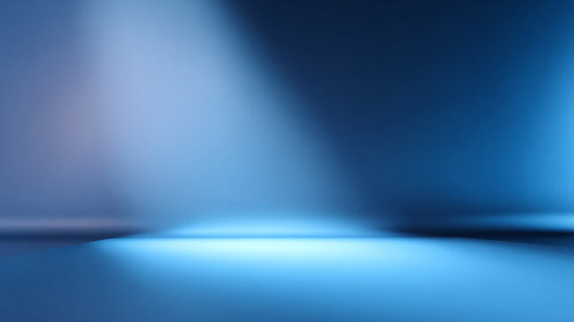 blue gradient background with large empty space