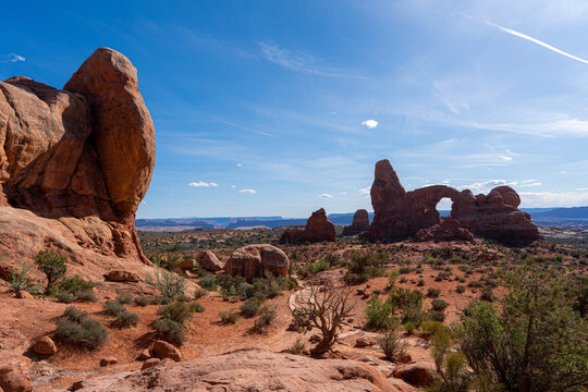 Turret Arch, Arch National Park, Moab, Utah, USA