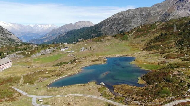 Lago al passo del Sempione, Svizzera