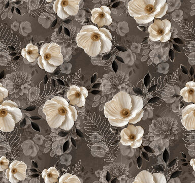 Textile digital design motifs pattern ikat rugs paisley front back and dupatta and baroque etc.