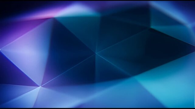 Abstract geometric background, with teal and, blue triangular facets